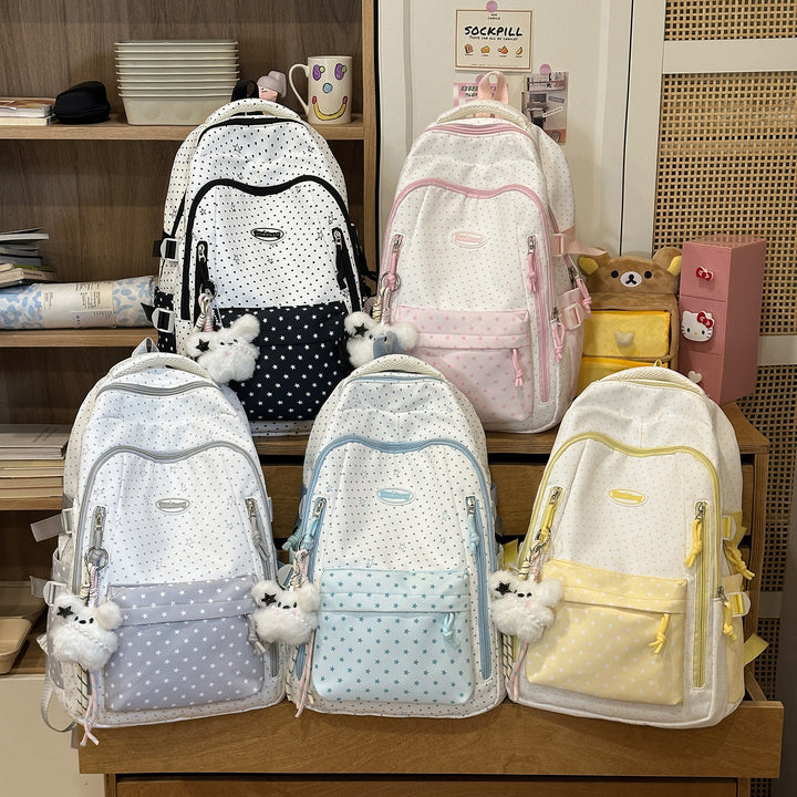Decorative Star-Patterned Backpack Stornfield