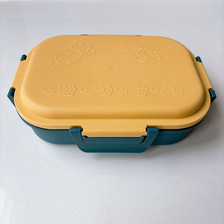 Carrot-Themed Multi-Compartment Lunch Box