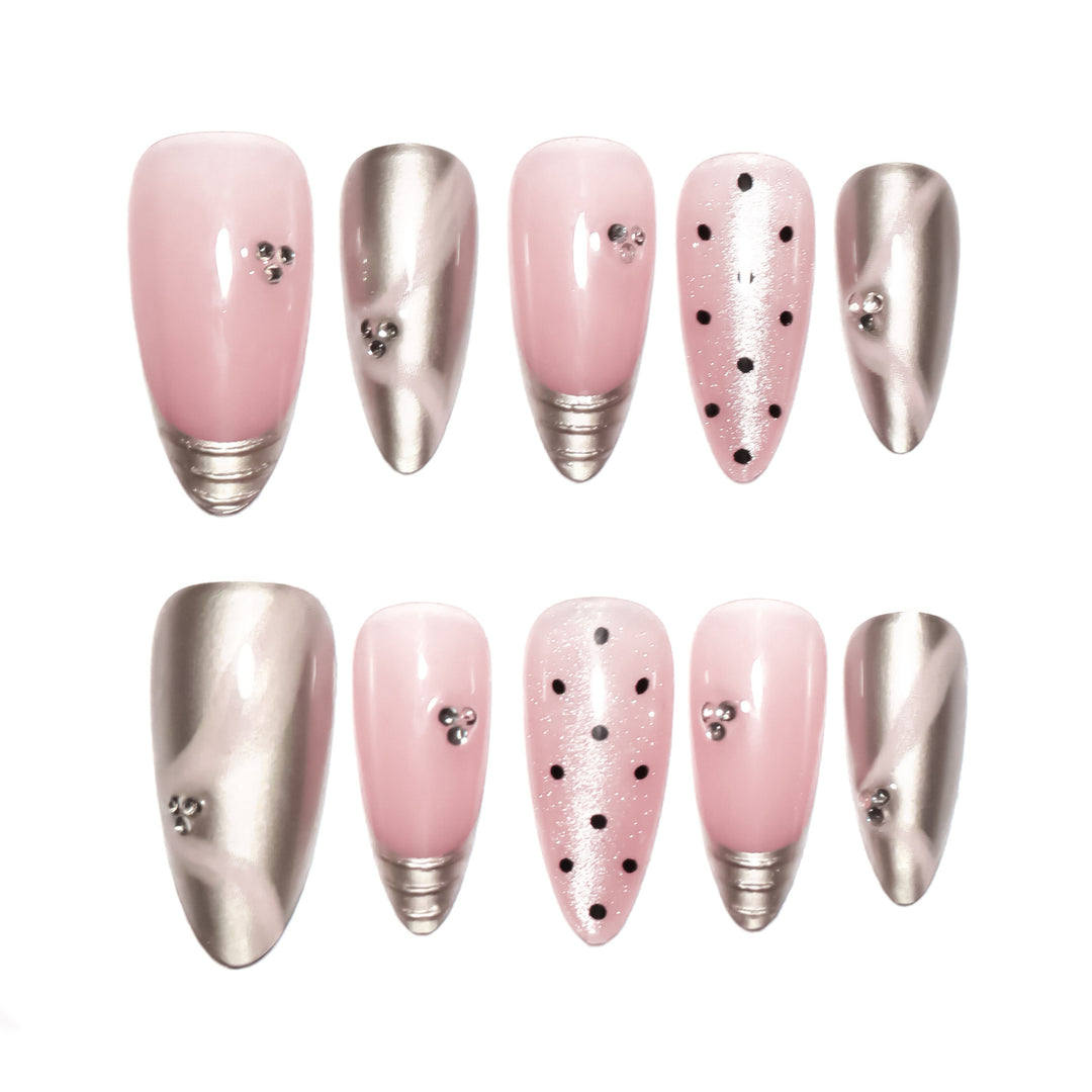 Artful Nail Extensions with Filigree Accents Stornfield