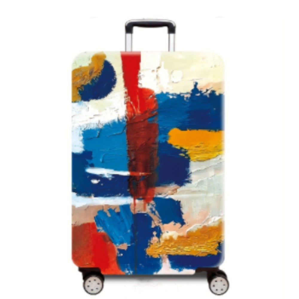 Women Hard Shell Suitcase with Modern Abstract Art Design Stornfield