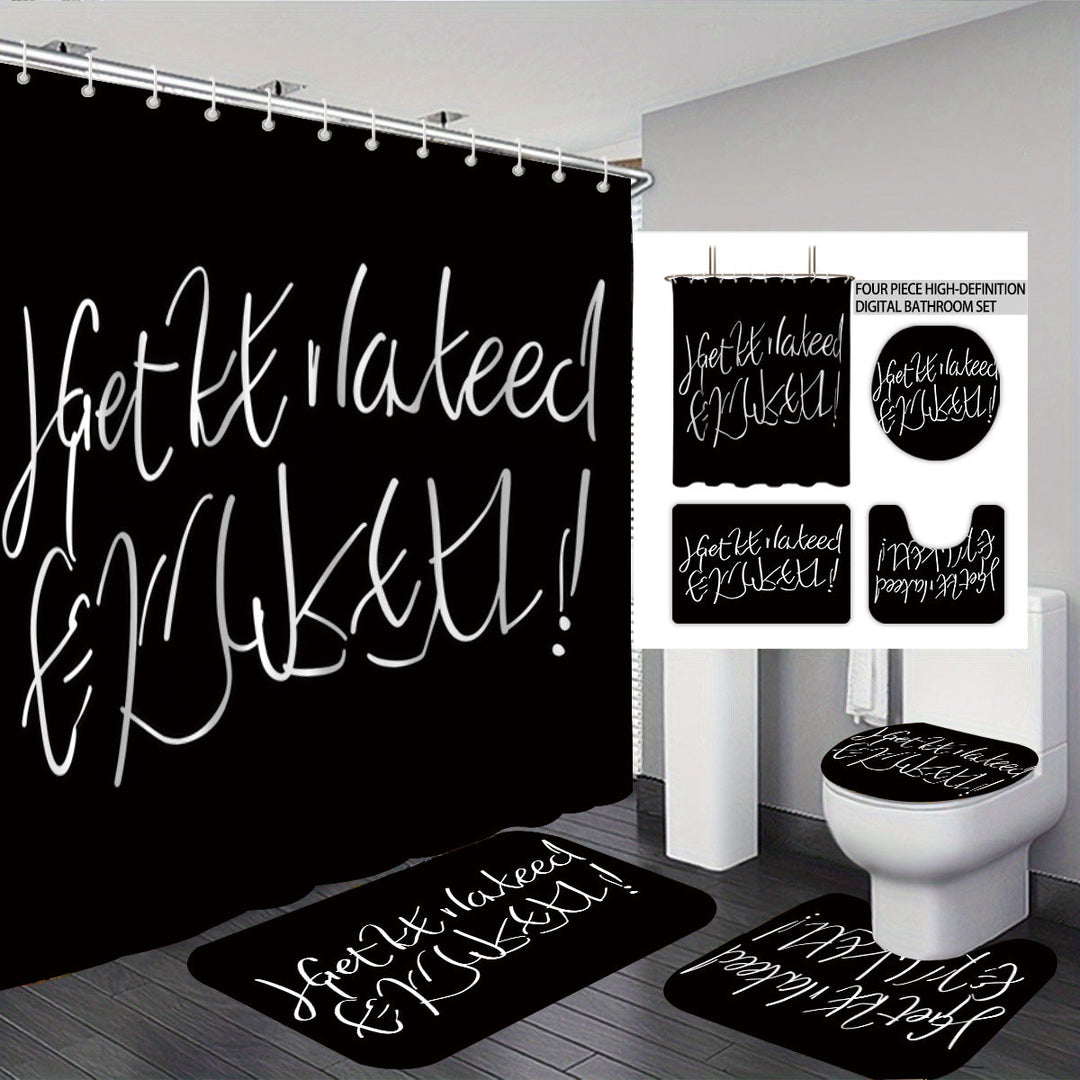 Bathroom Rules Digital Bathroom Décor Set Stornfield