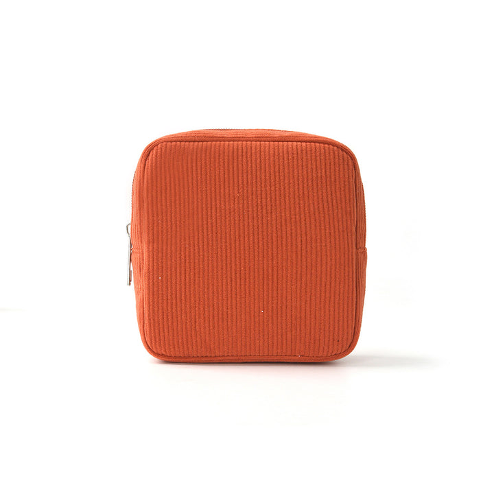 Cosmetic storage bag with structured surface Stornfield