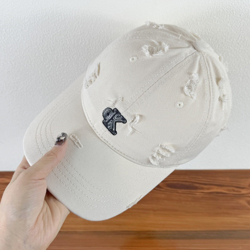 Men's Distressed Adjustable Baseball Cap Stornfield