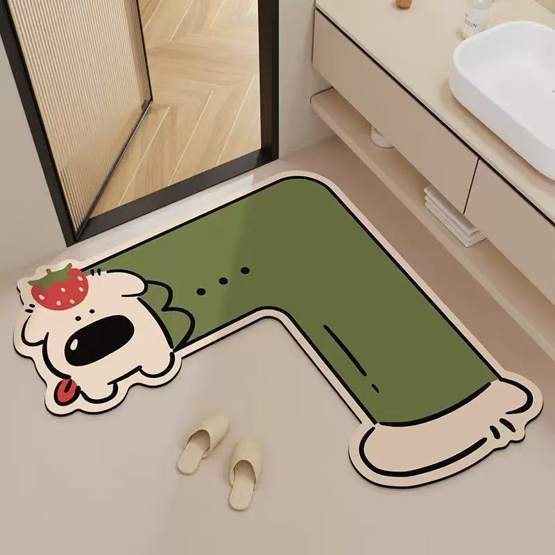Cute Bear-Shaped Bath Mat