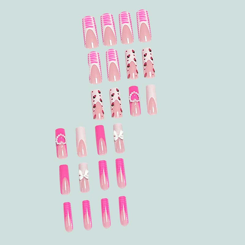 Artistic acrylic nails with fruit design Stornfield