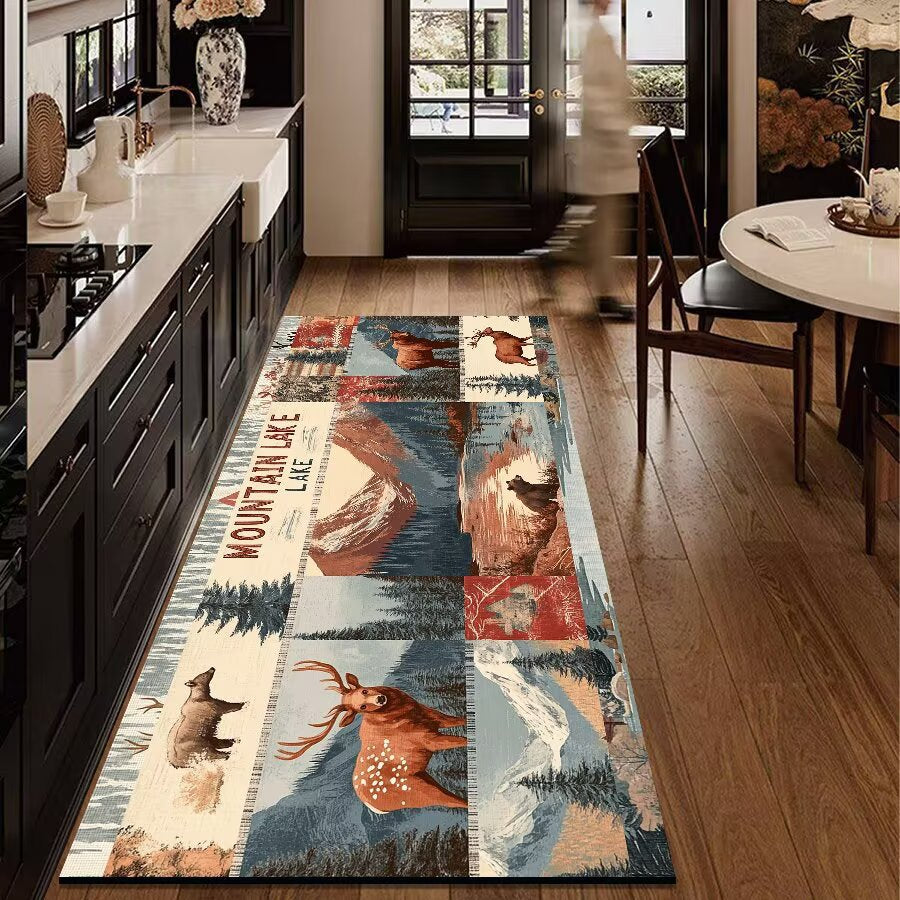 Rustic Outdoor Adventure Area Mat Stornfield