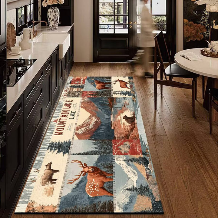 Rustic Outdoor Adventure Area Mat Stornfield