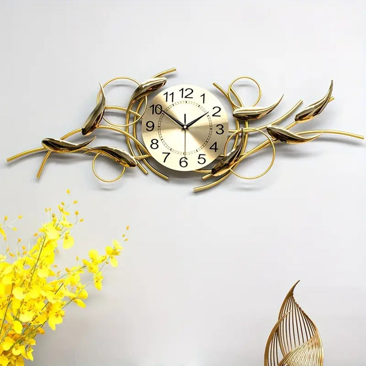 Ornate Decorative Metal Wall Clock Stornfield