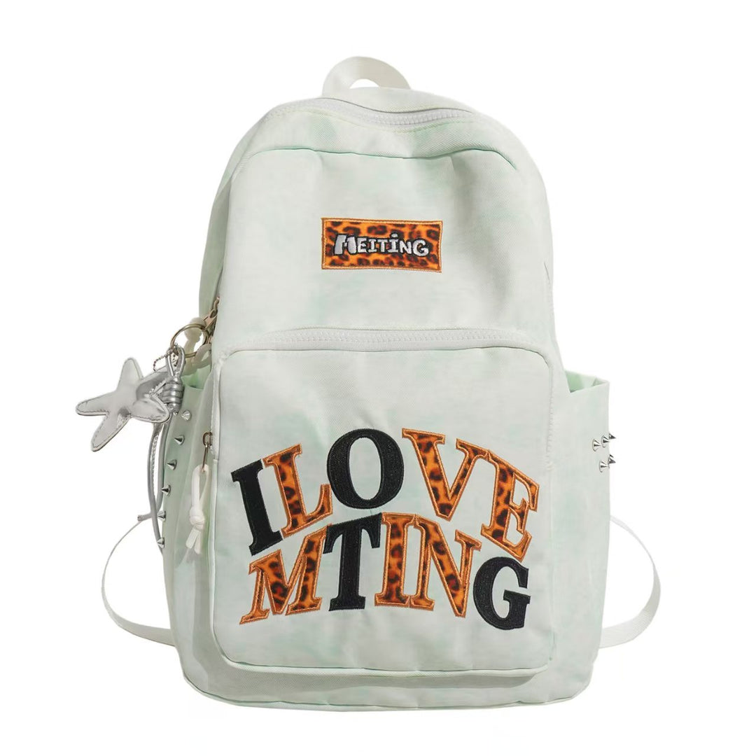 Trendy Graphic Embroidered Backpack Stornfield
