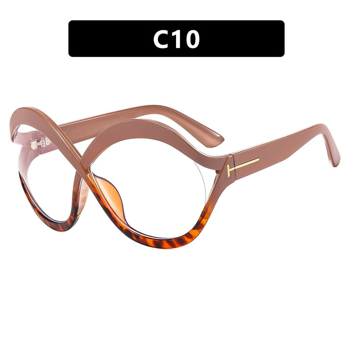 Women's extravagant Cat-Eye sunglasses with curved frame Stornfield