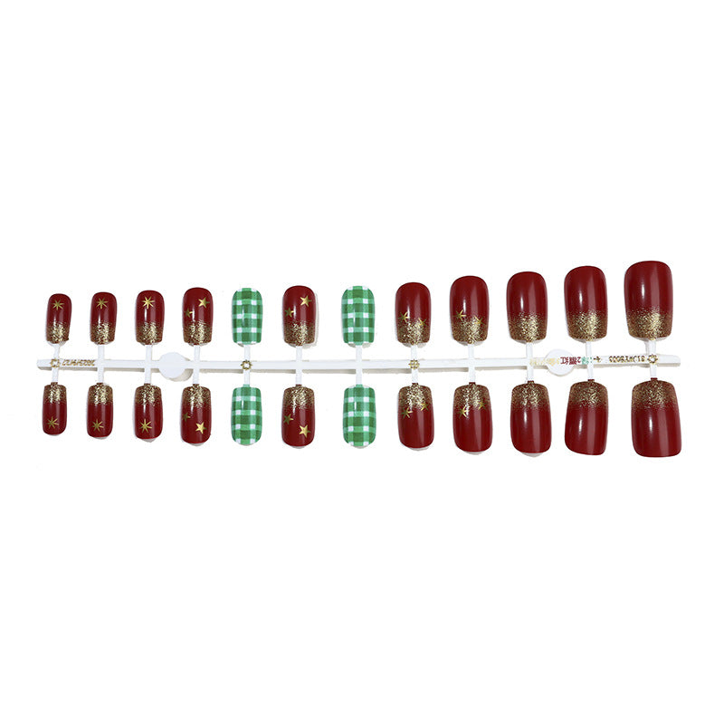 Festive Nail Art Press-On Set Stornfield