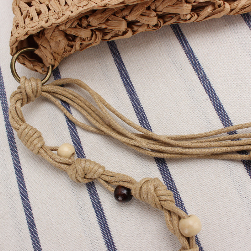 Handbag made of high-quality woven natural material Stornfield
