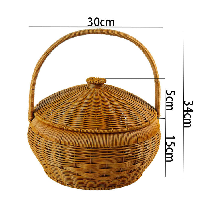 Multi-Tiered Woven Storage Basket Stornfield
