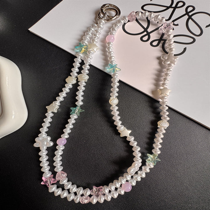 Elegant Pearl Beaded Eyewear Holder Stornfield