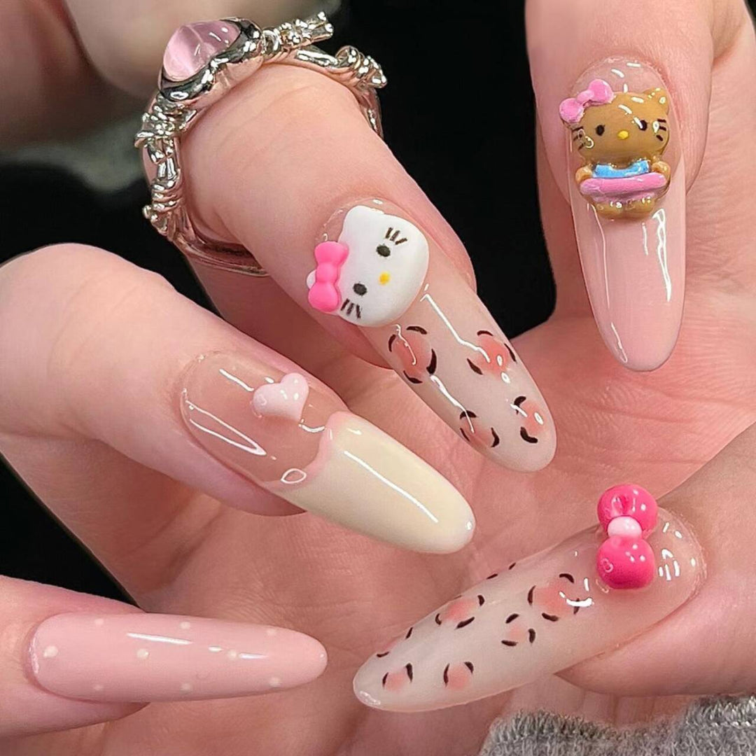 Premium Glittering Press-On Nail Extensions Stornfield
