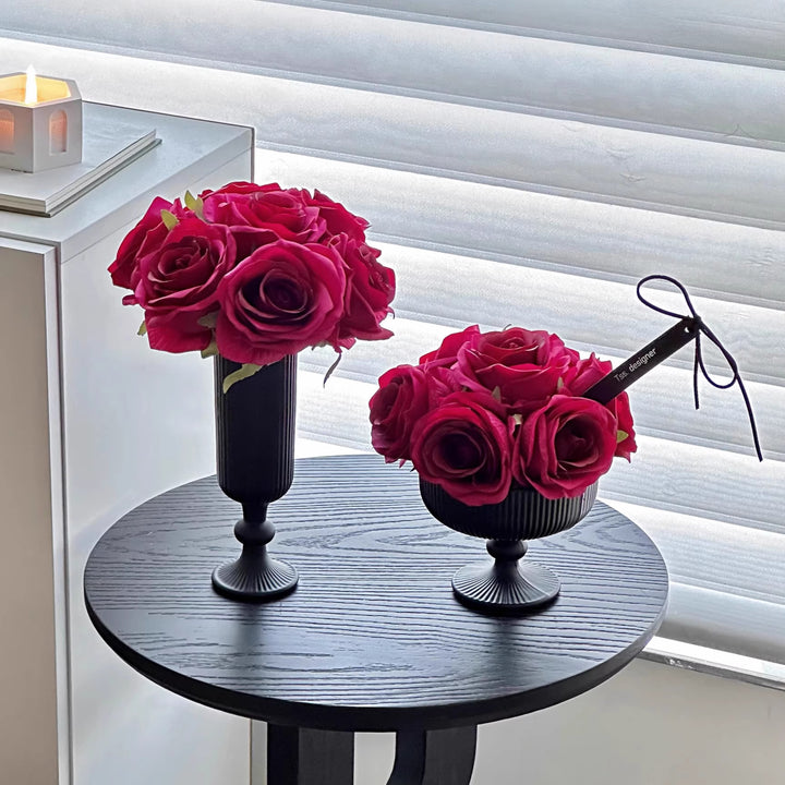 Elegant Faux Rose Flower Arrangement