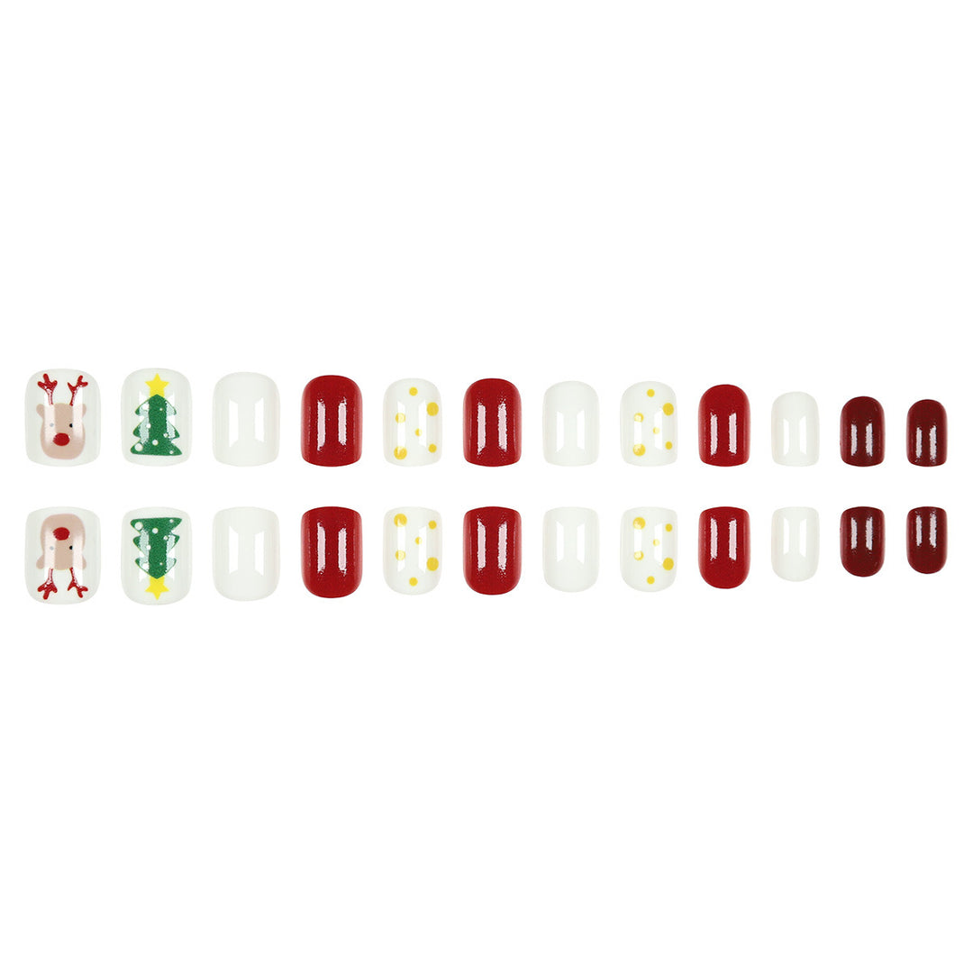 Holiday-Themed Press-On Nail Set Stornfield