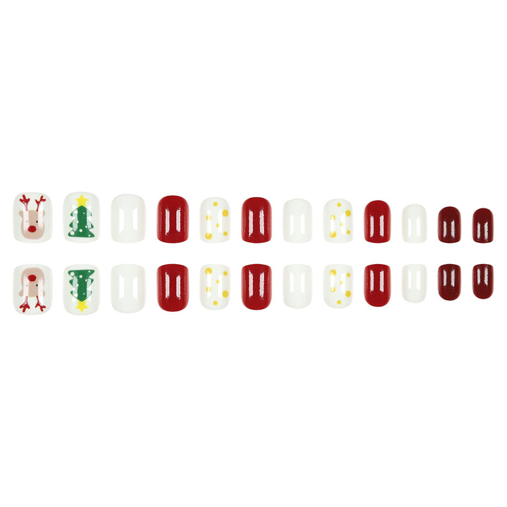 Holiday-Themed Press-On Nail Set Stornfield