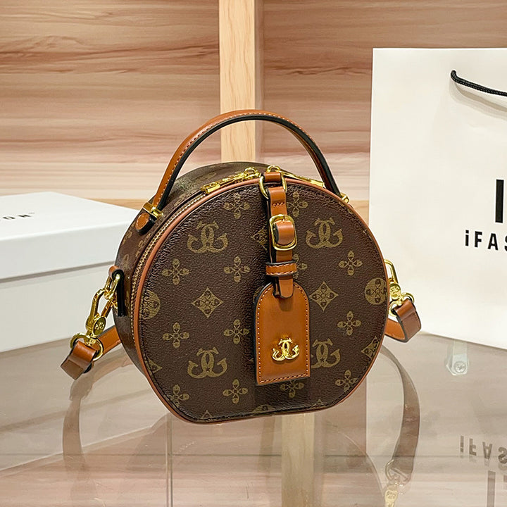 Fashionable Round Handbag