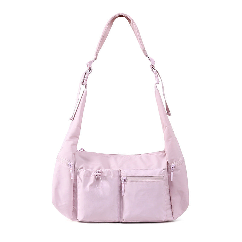 Spacious Multi-Pocket Utility Shoulder Bag