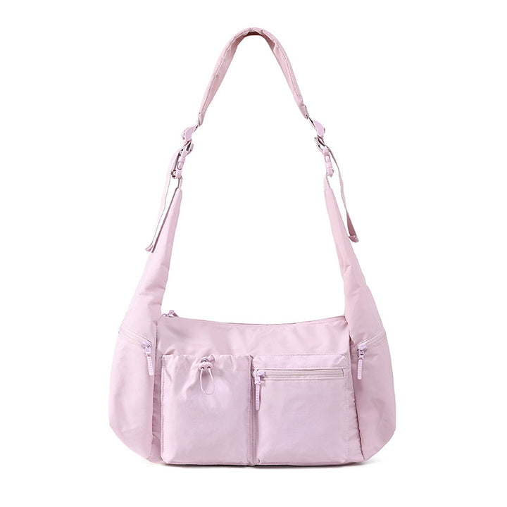 Spacious Multi-Pocket Utility Shoulder Bag