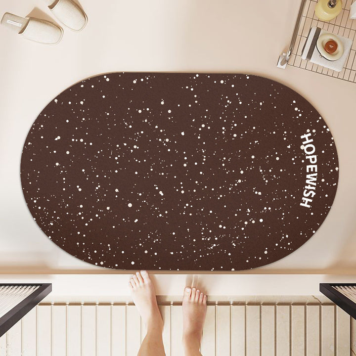 Soft Floral Bath Rug