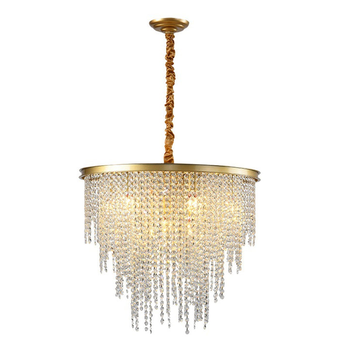 Crystal Raindrop Pendant Chandelier