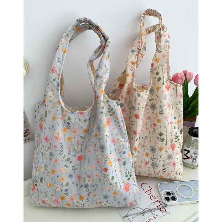 Eco-Friendly Tote Bag With Floral Design Stornfield