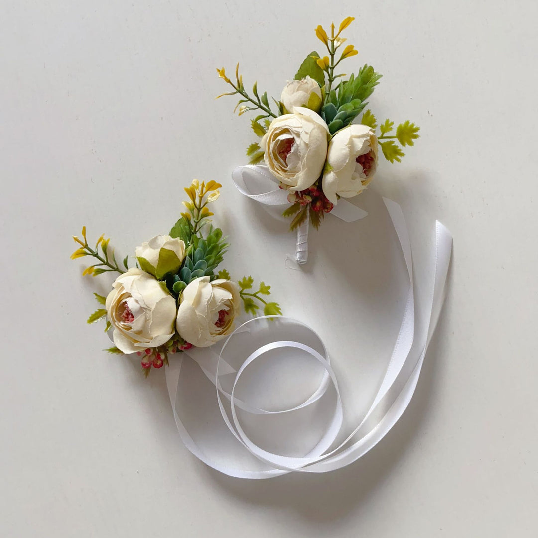 Elegant Floral Prom Corsage