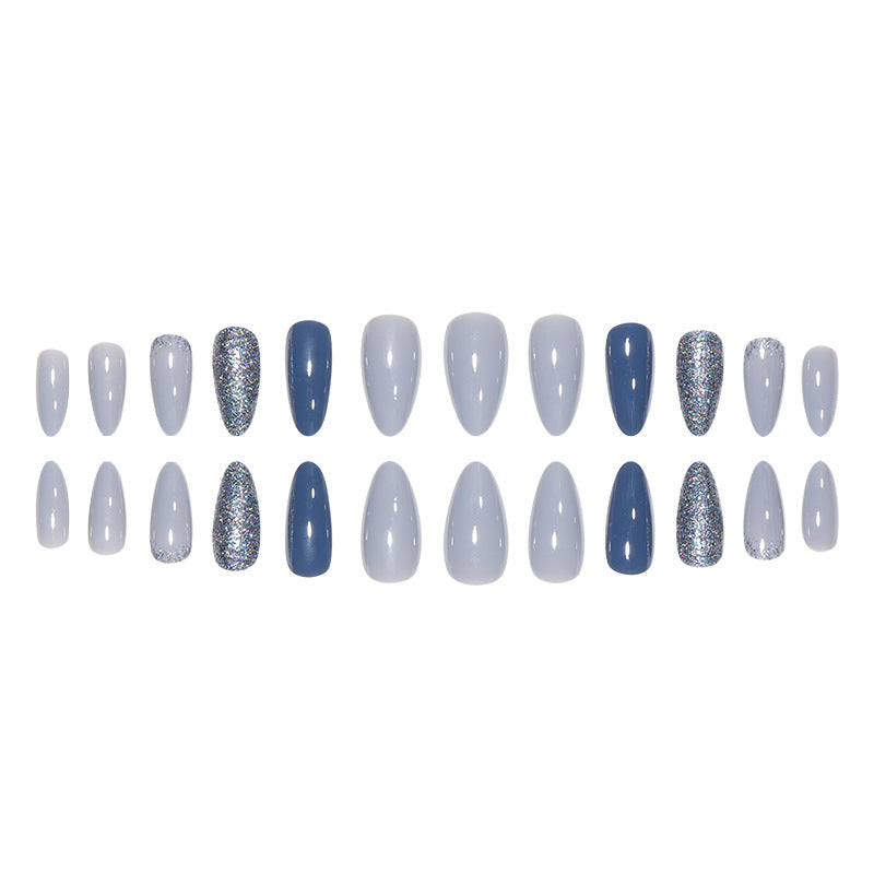 Elegant Glitter-Stone Nail Art Stornfield
