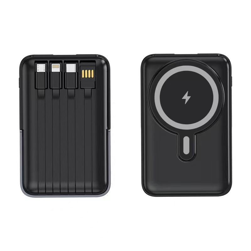 Powerbank with integrated charging cable and magnetic charging function Stornfield
