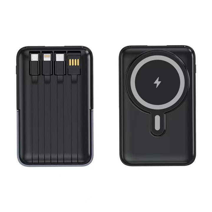Powerbank with integrated charging cable and magnetic charging function Stornfield