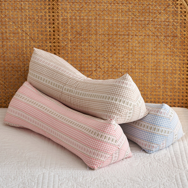 Neck support roll with elegant striped design Stornfield