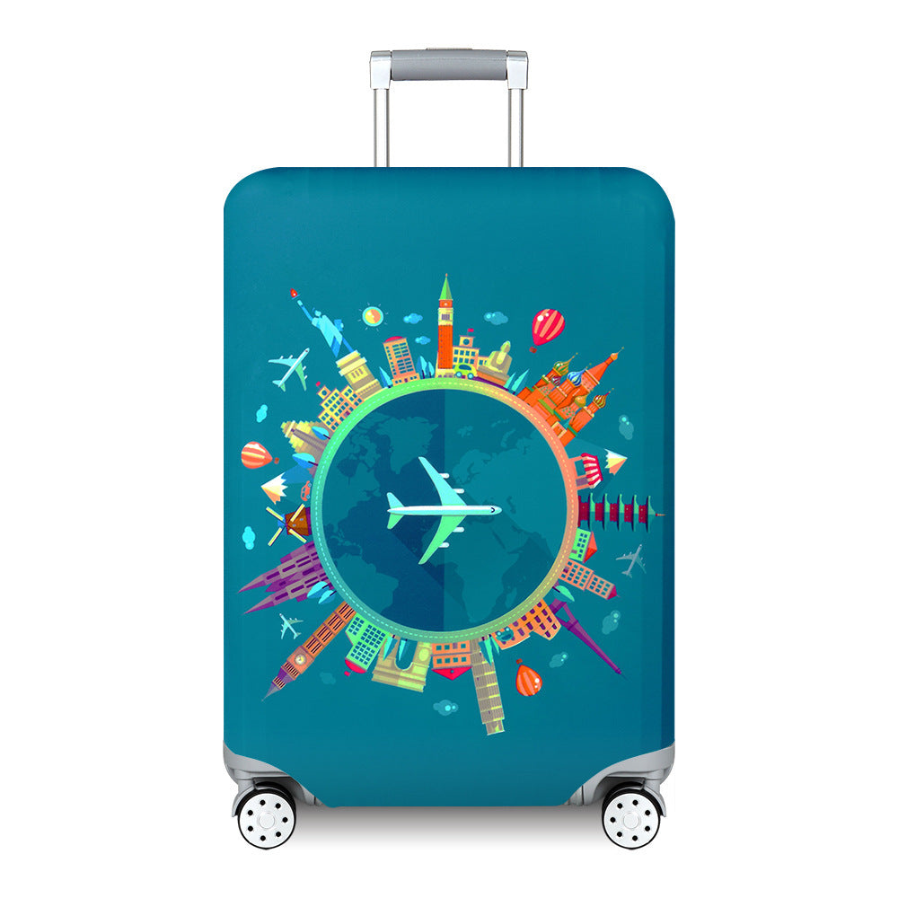 Unisex nan Kids Luggage Cover for Hard Shell Suitcases with Fun Space Design made of Elastic Polyester-Spandex Stornfield