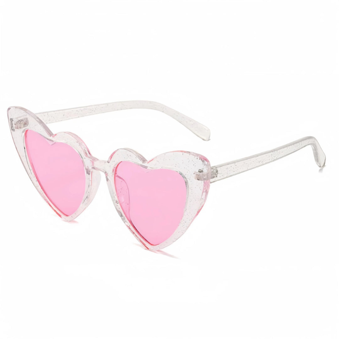 Women's Heart-Shaped Sunglasses with UV Protection and High-Quality Film Processing Stornfield