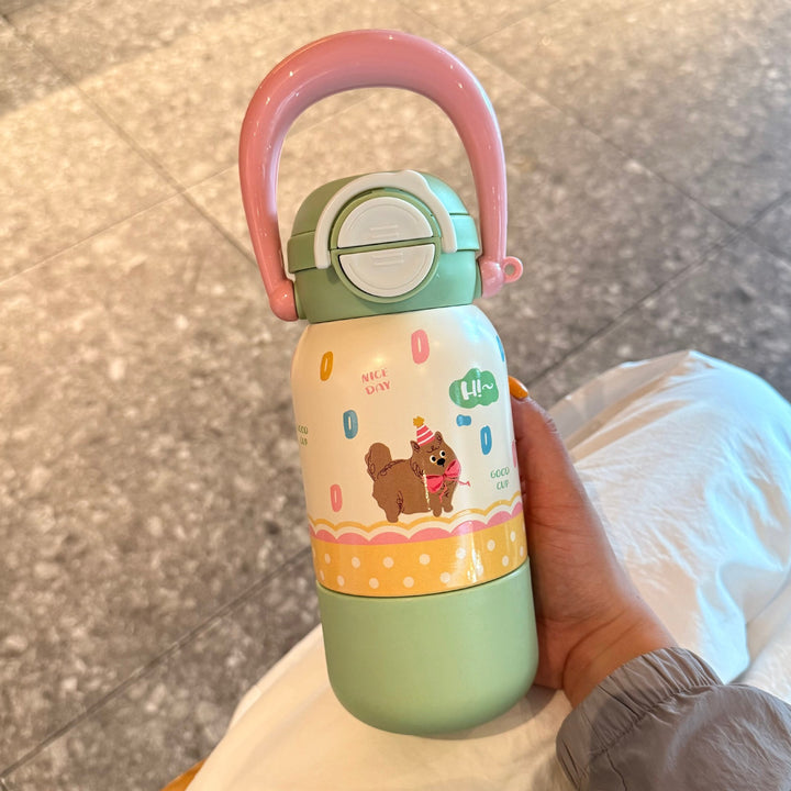 Women's water bottle with interactive animal design Stornfield