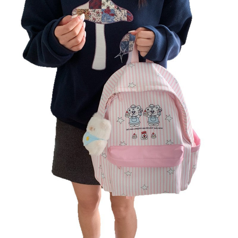 Backpack with Colorful Animal Design and Practical Compartments Stornfield