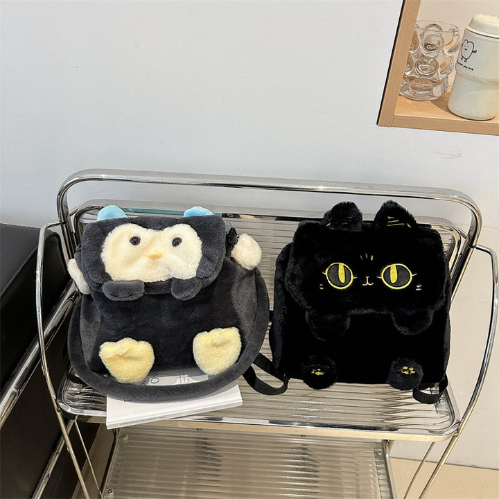 Plush backpack with cute penguin design Stornfield