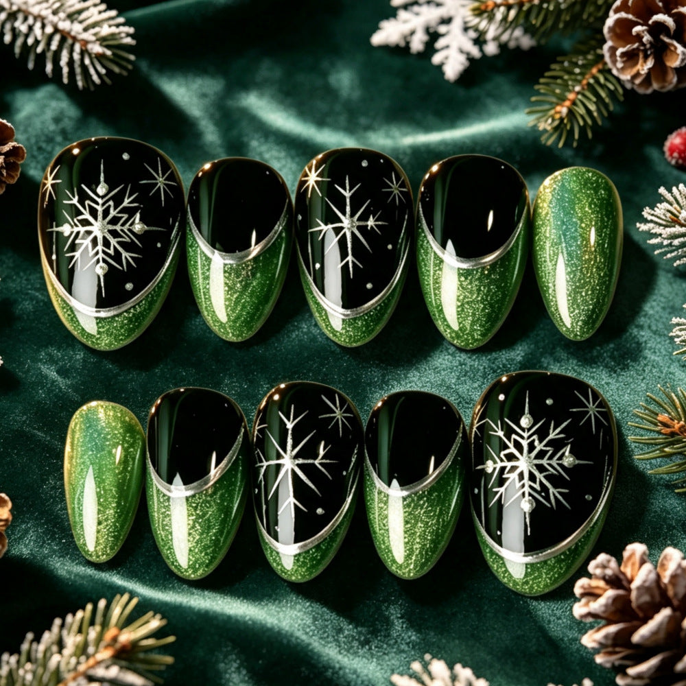 High-quality artificial nails in winter design Stornfield