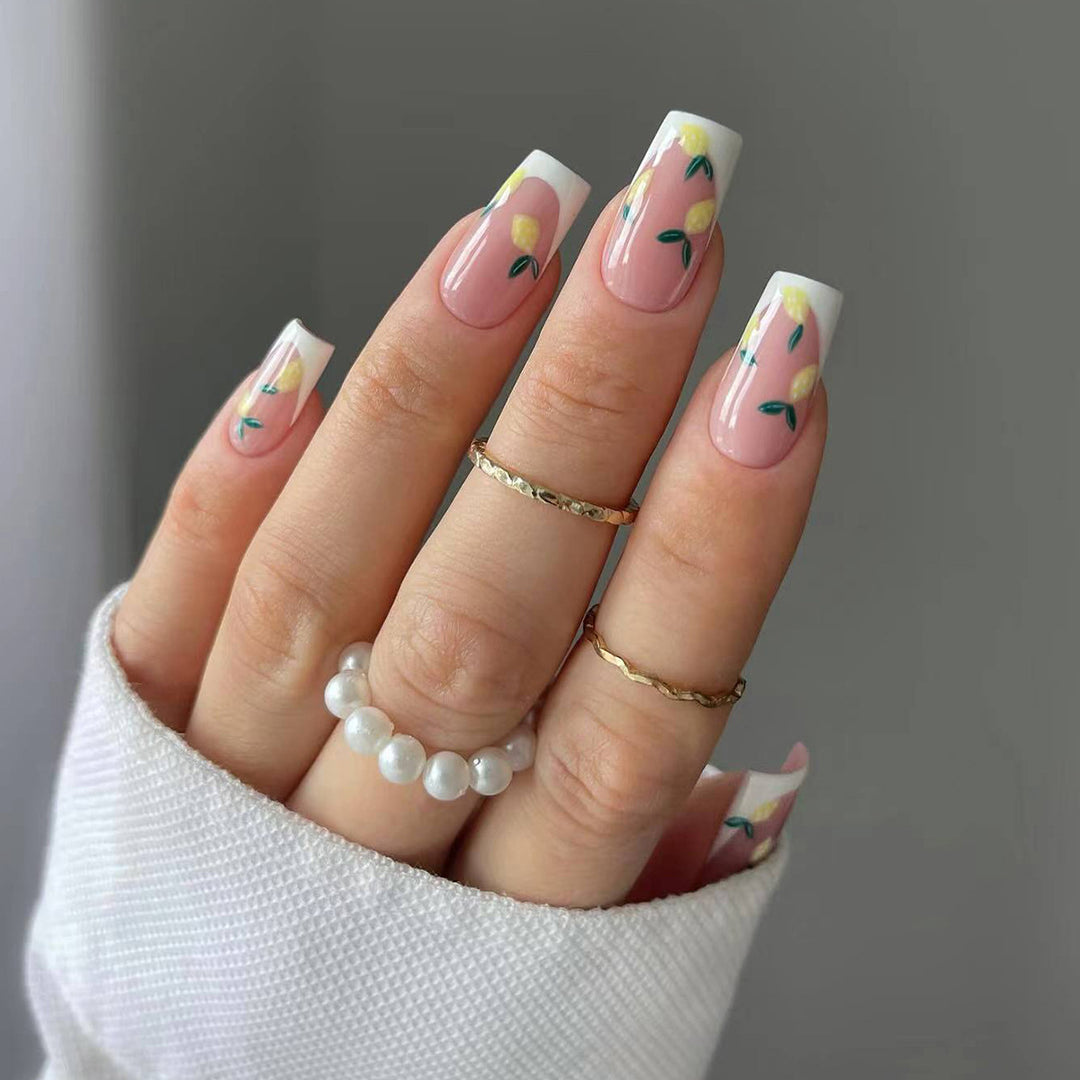 Creative art nails with floral motifs Stornfield