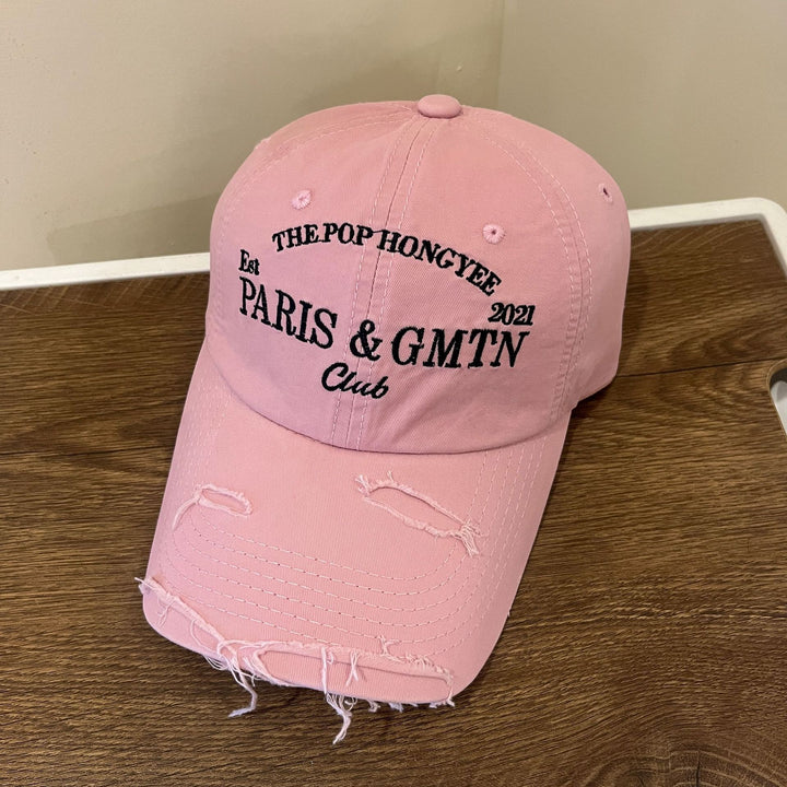Men's Distressed Cotton Twill Baseball Cap Stornfield
