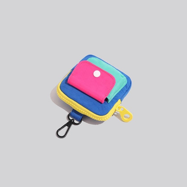 Color-Block Mini Storage Pouch Stornfield