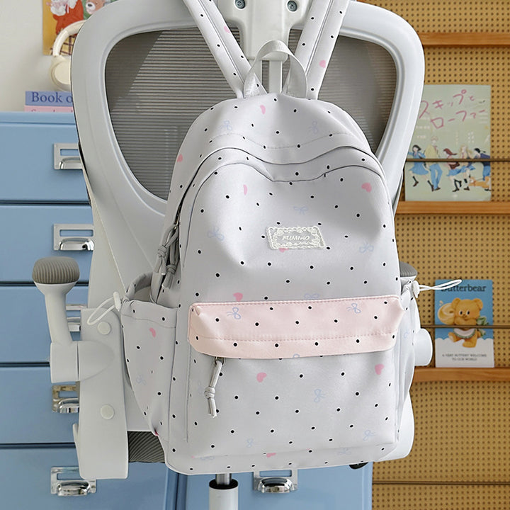 Charming Polka Dot School Backpack Stornfield