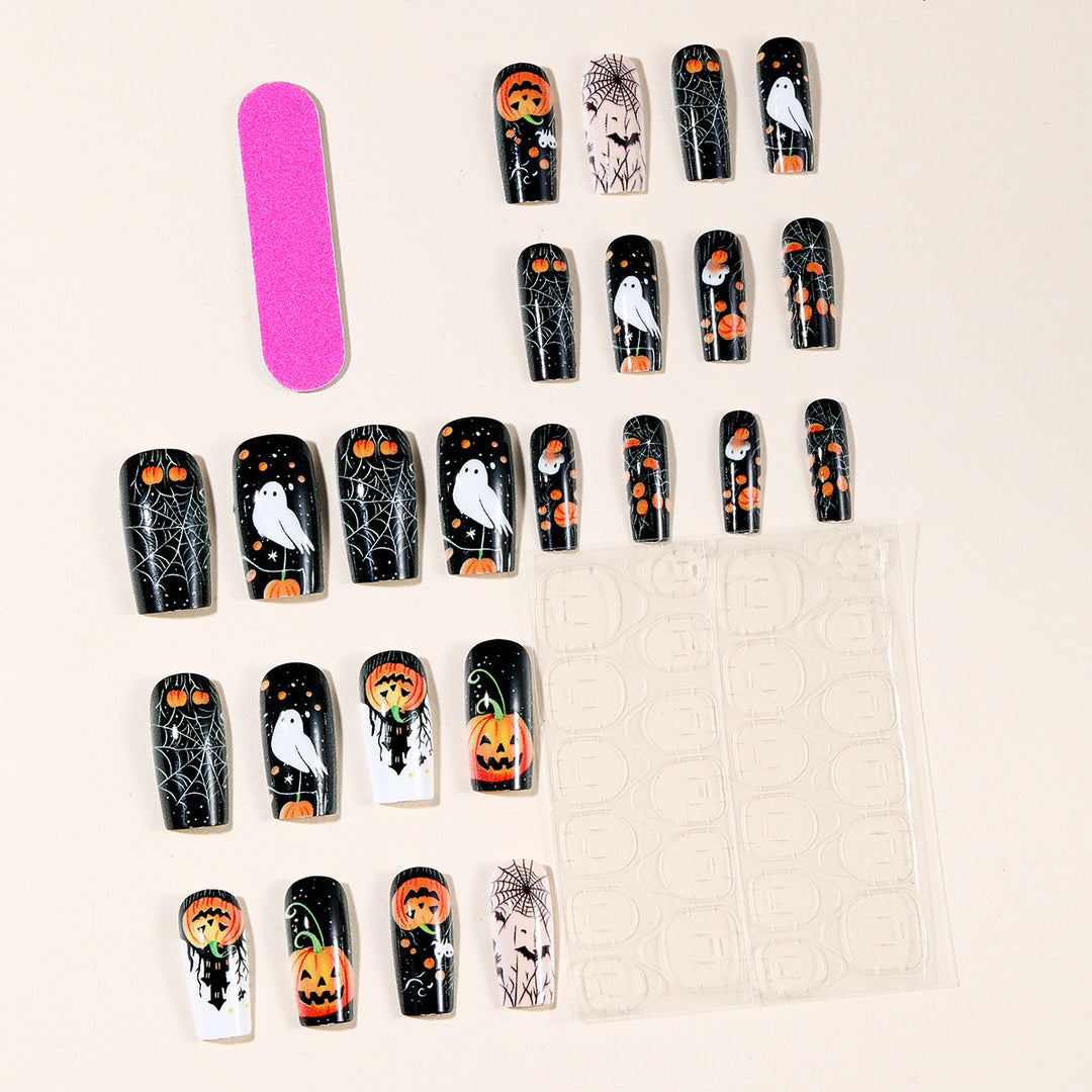 Festive Halloween-Themed Nail Art Stornfield