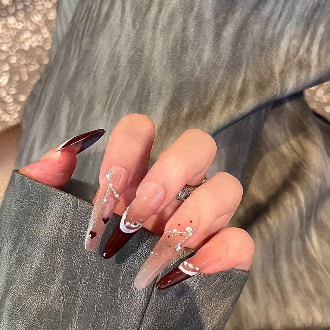 Artistic Stiletto Press-On Nail Art Set Stornfield