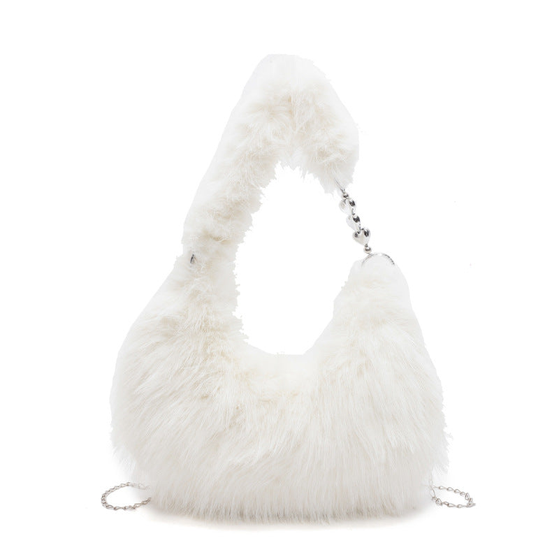 Plush Shoulder Bag with Unique Design Stornfield