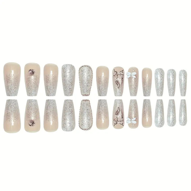 3D Glitter Nail Art Extensions Stornfield