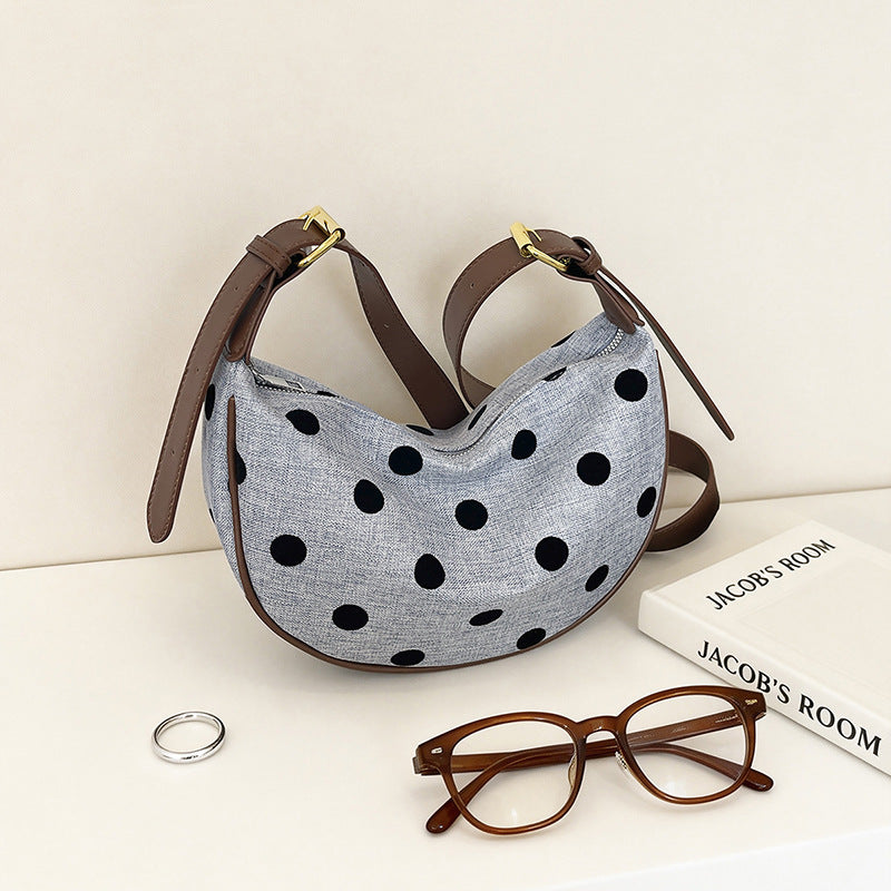 Casual Polka Dot Shoulder Bag
