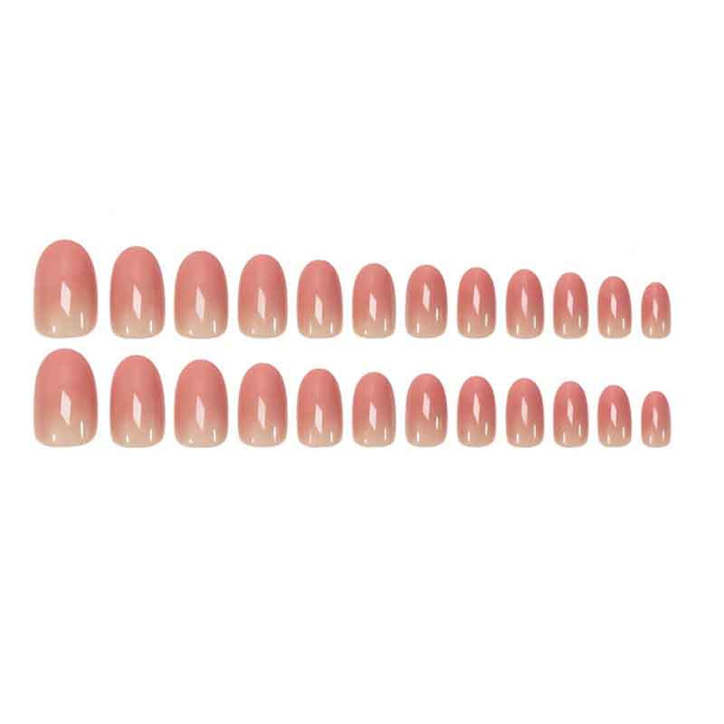 Acrylic nail set with elegant French-style design Stornfield