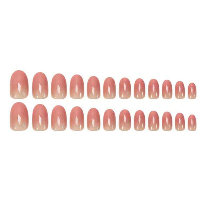 Acrylic nail set with elegant French-style design Stornfield